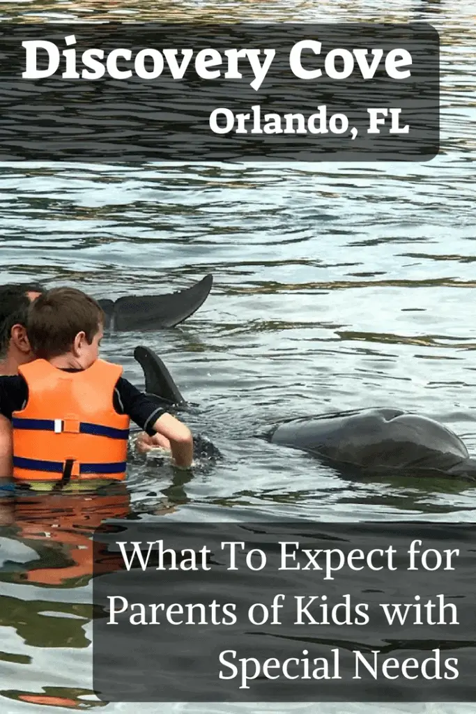 A review of what parents of special needs kids can expect at Discovery Cove. Specifically child with autism. #Autism #DiscoveryCove #specialneeds #vacations