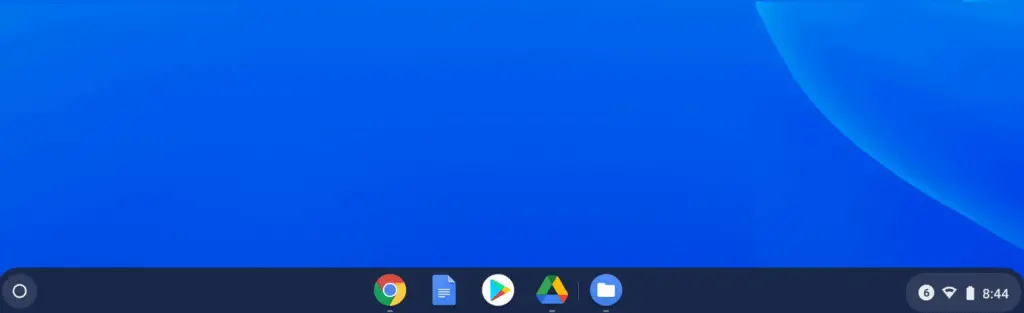 Chromebook App Shelf