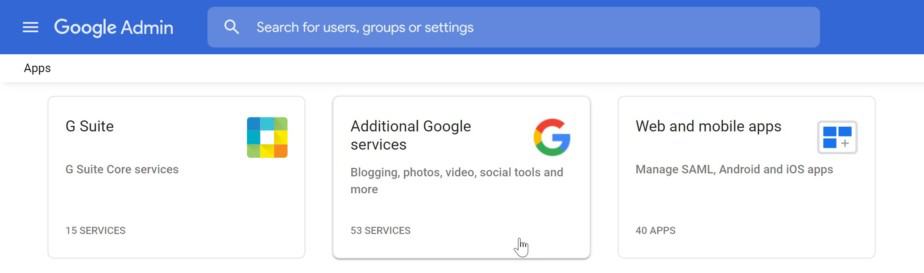 Additional Google Services