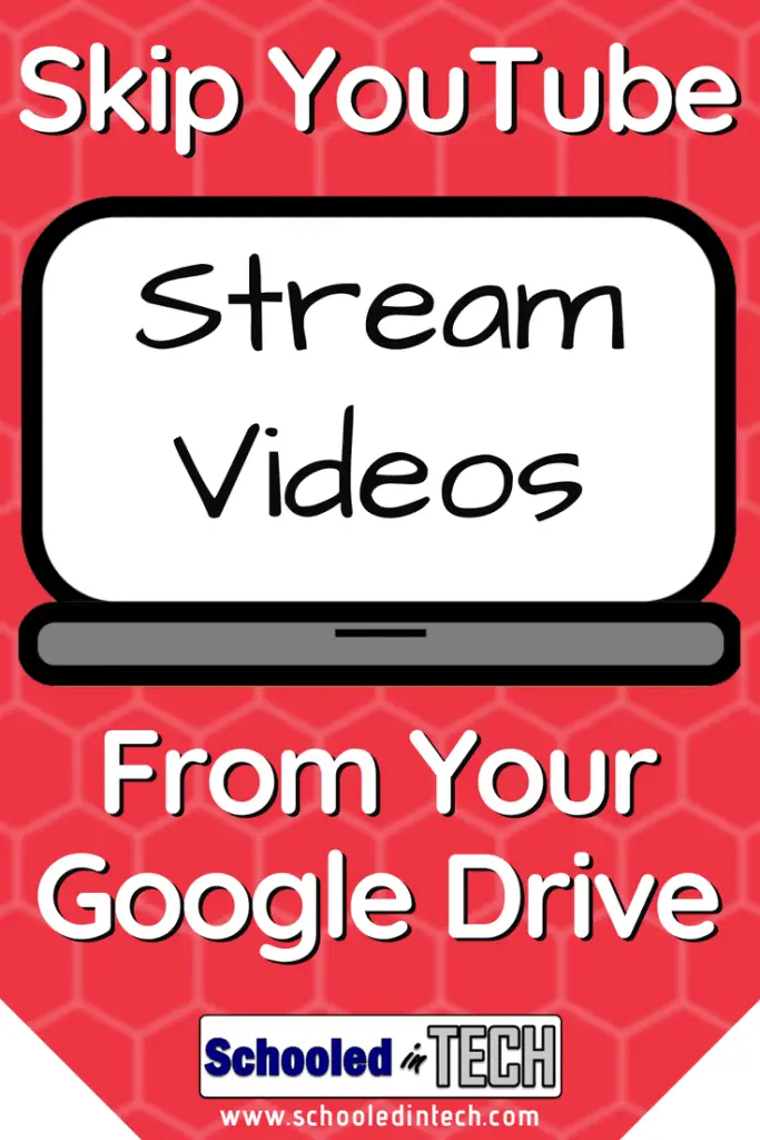 Share and stream videos directly from Google Drive. Unlike YouTube, this hack does not recommend other videos to watch after students watch your video. This tool is a great idea for the flipped classroom in class or at home. Perfect for elementary, middle, and high school classrooms and any subject including science, Spanish, social studies, and math. Great for college too. #flippedclassroom #gsuite #youtube #edtech
