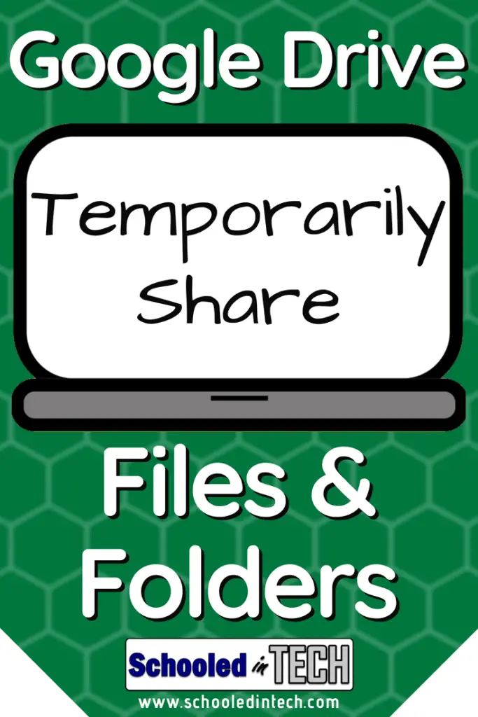 Google Drive let's you share files forever or temporarily if your have a Google for Education or Google for Business account. Sharing school files and folder for the school year and then having the shares expired is a great school hack to keep tabs on your shares and help keep students' Google Drives organized by removing shares when students no longer need access to files. #edtech #organization #sharing #gsuite